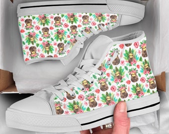 sloth converse shoes