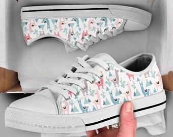 llama print shoes