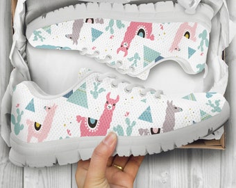 llama print shoes