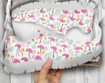 pink flamingo tennis shoes