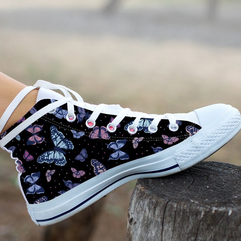 custom shoes butterfly