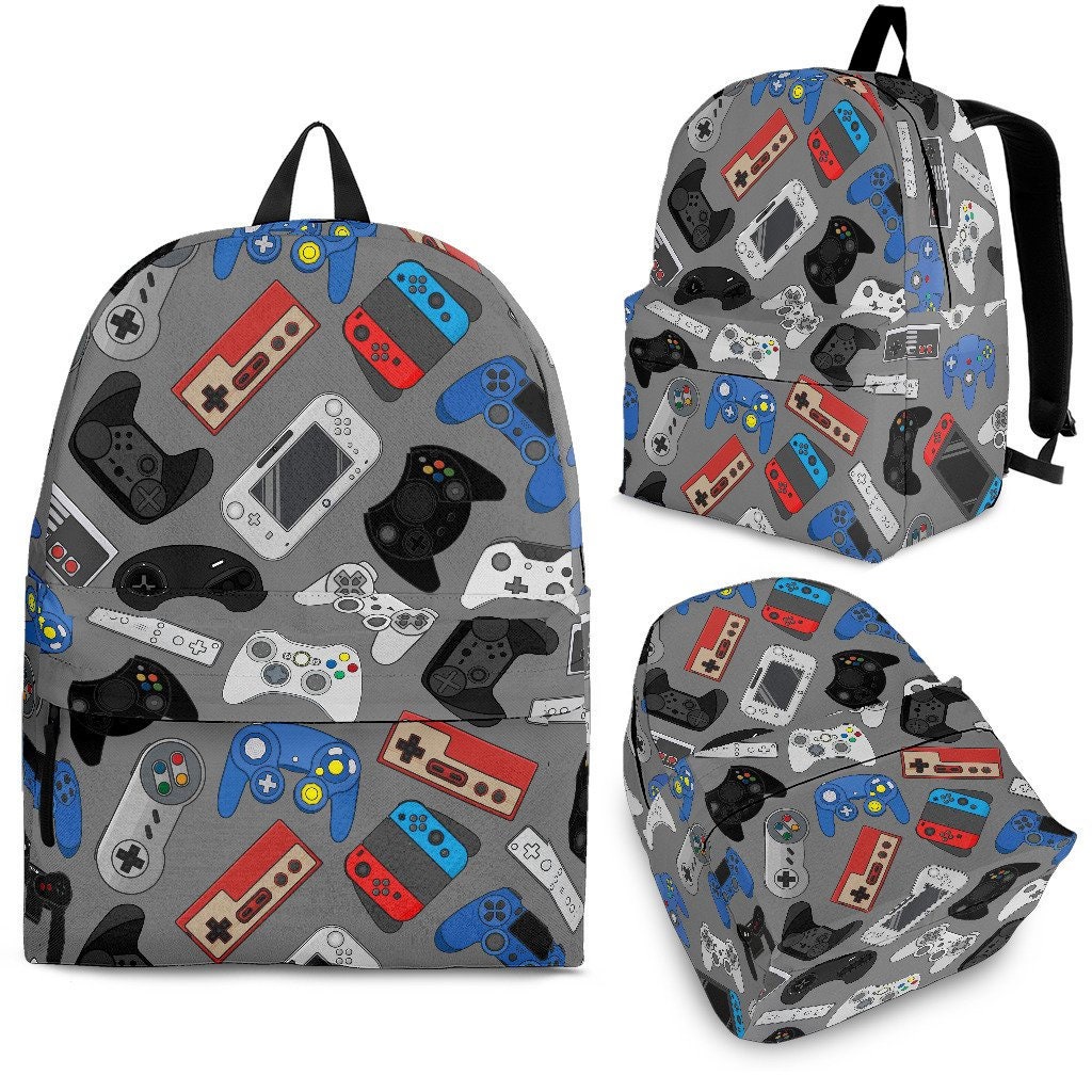 Video Game Backpack Video Game School Backpack Travel Etsy
