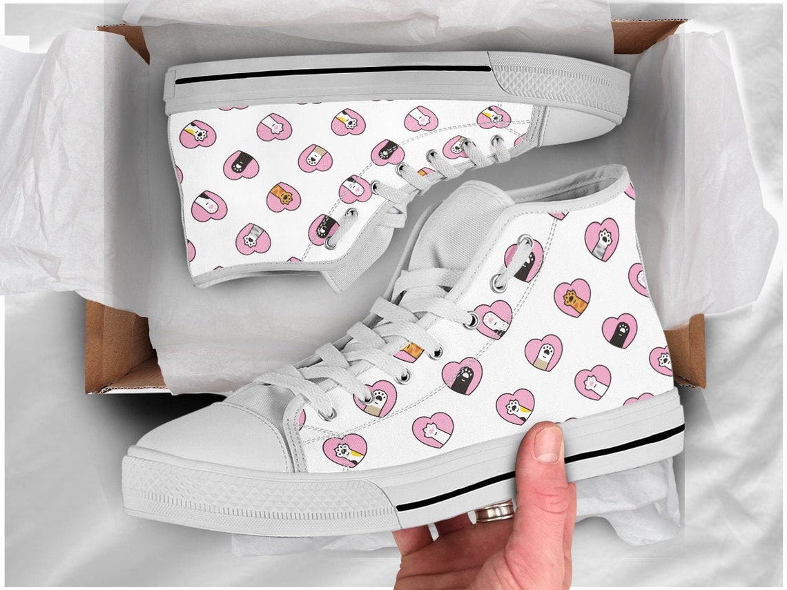 Cat Paw Shoes Kitten Sneakers Cute Shoes Cat Lover Gifts Etsy