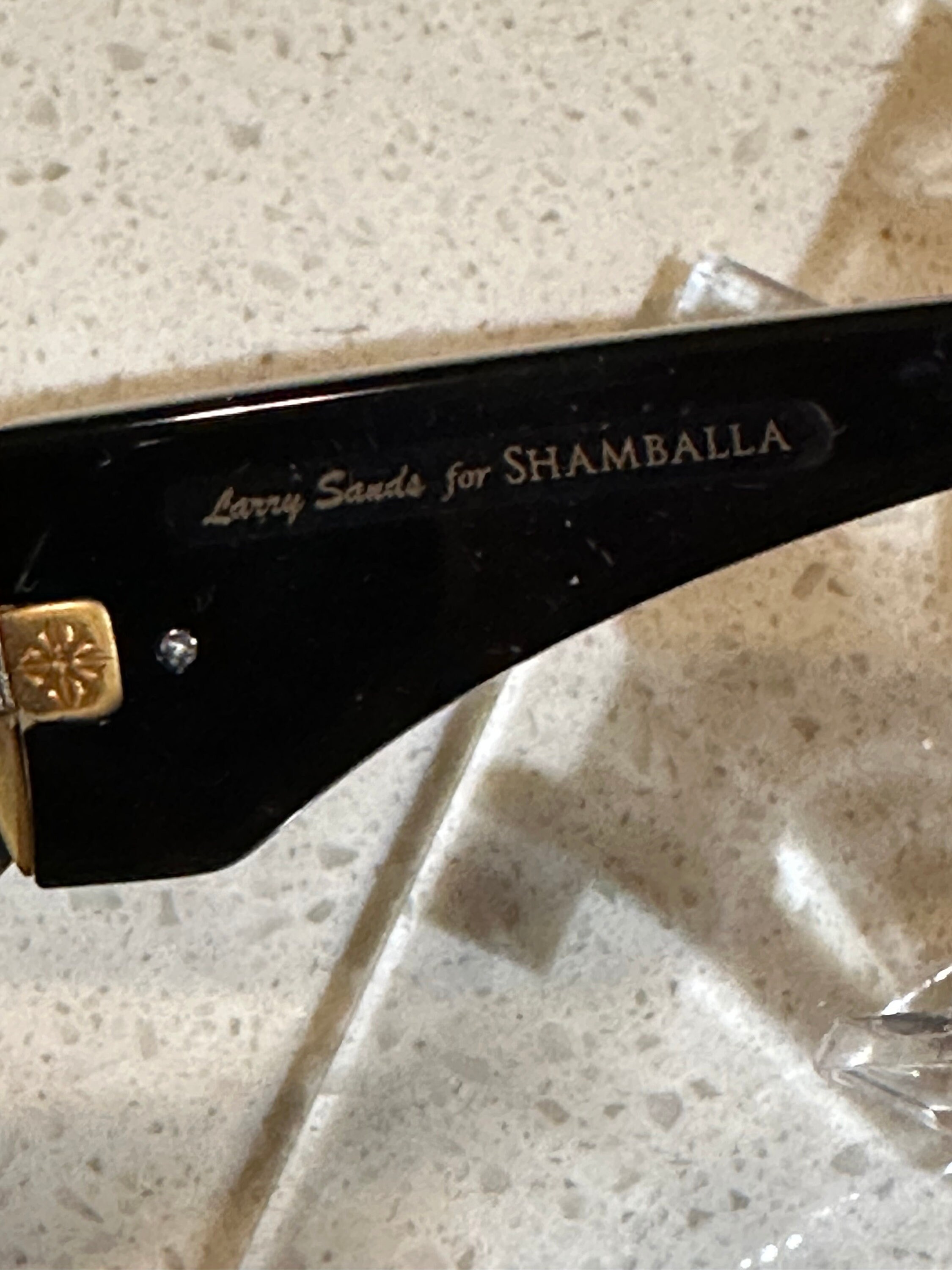 Shamballa by Larry Sands “purpa 1” Gold Tortoise Sunglasses  display picture 1