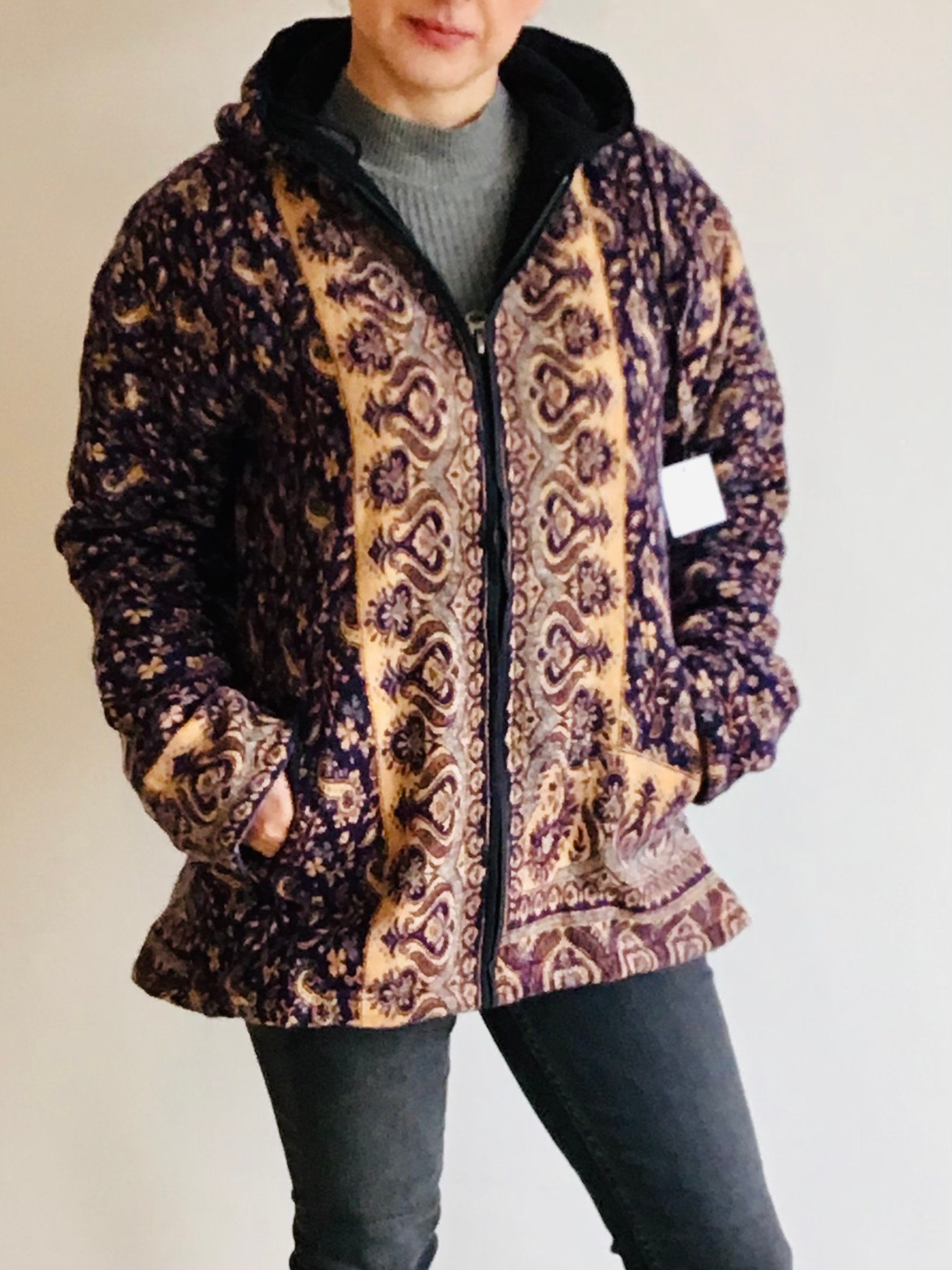 Real Yak Wool Jacket/ Cardigan/ Jumper/ Coat Himalayan made Etsy