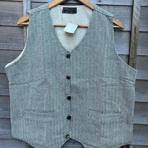Chaleco bohemio de algodón del Himalaya para hombre, hecho a mano y de comercio justo.