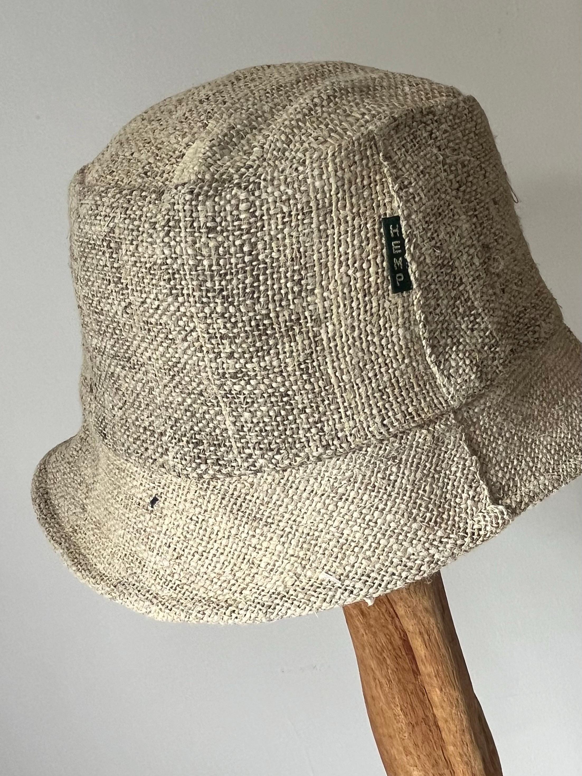 Earth Divas 100% Hemp Bucket Hat, Handmade in Nepal Hippie Boho Unisex  Hat Nepal Hemp Hats - Etsy main image 2