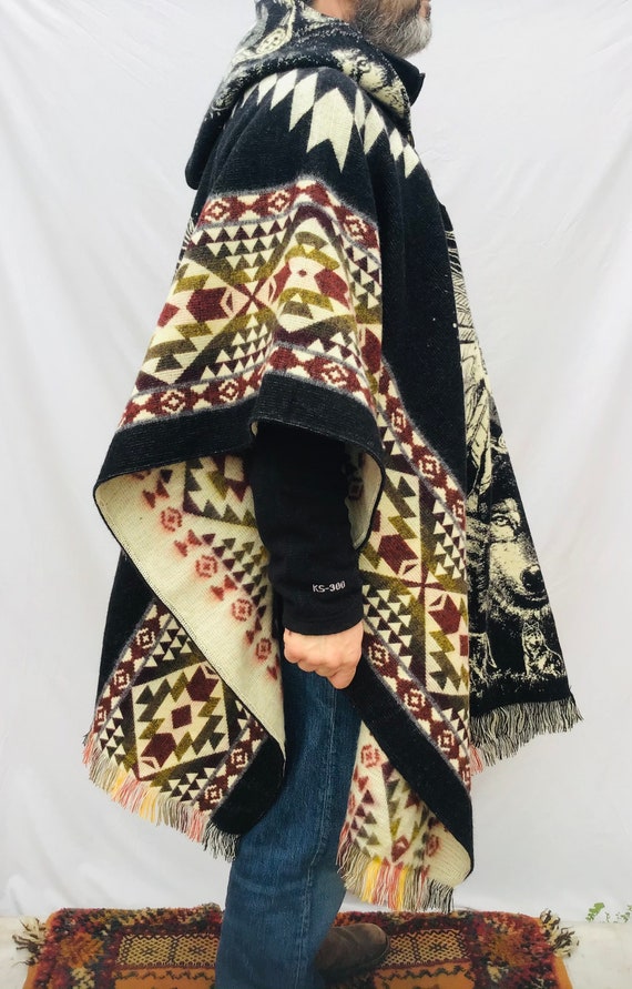 Ameri　REVERSIBLE COLOR PONCHO COAT Ameri（アメリ）の「REVERSIBLE BOA PONCHO COAT（ポンチョ