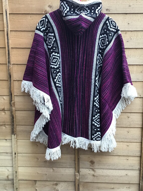 Ameri　REVERSIBLE COLOR PONCHO COAT 3624-FRONT-a.jpg