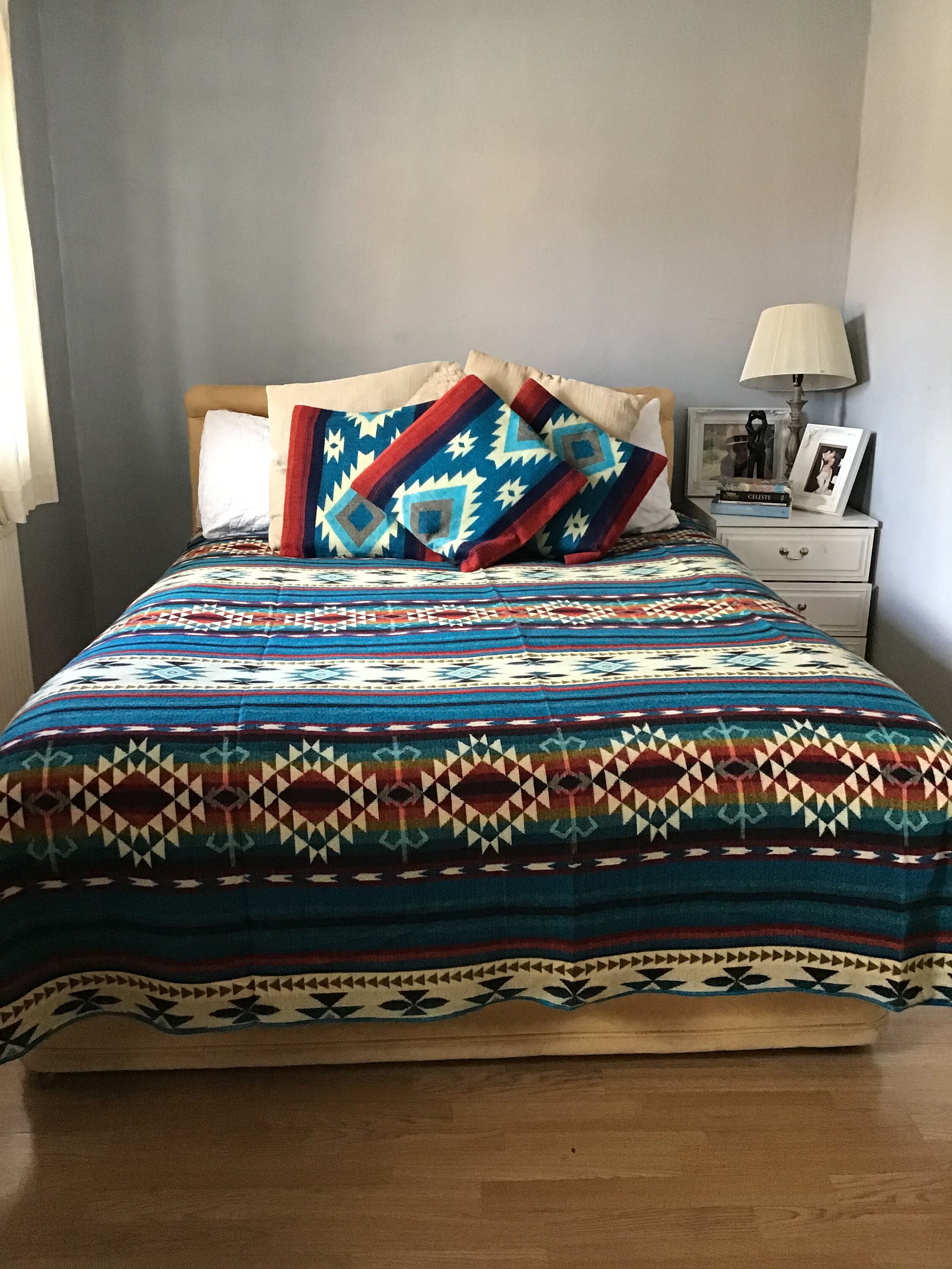 King Size Plaid Blanket Etsy UK
