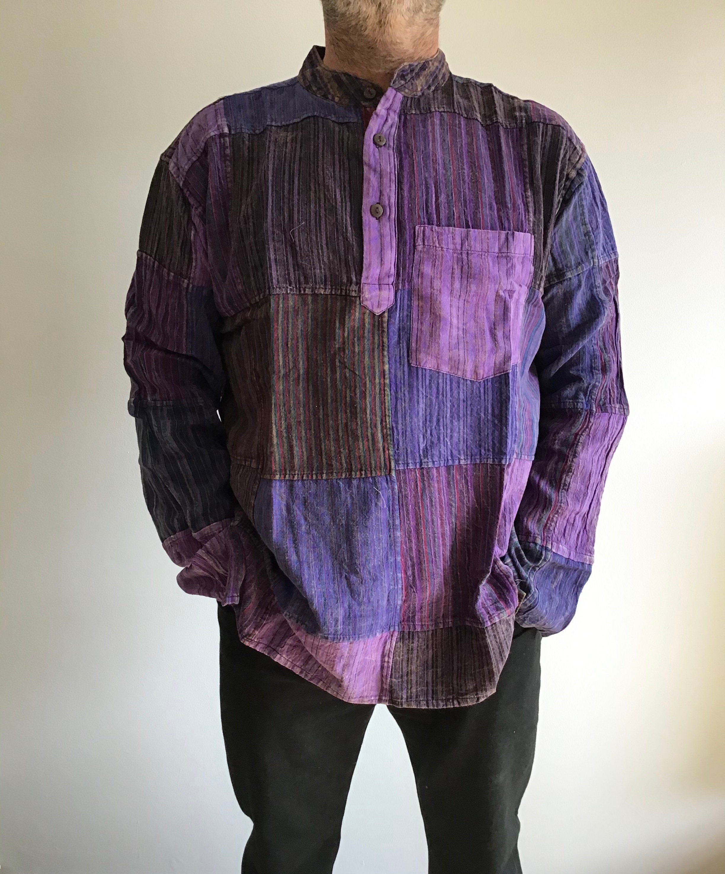 Quilted Pattern United States Pullover Applique Tee