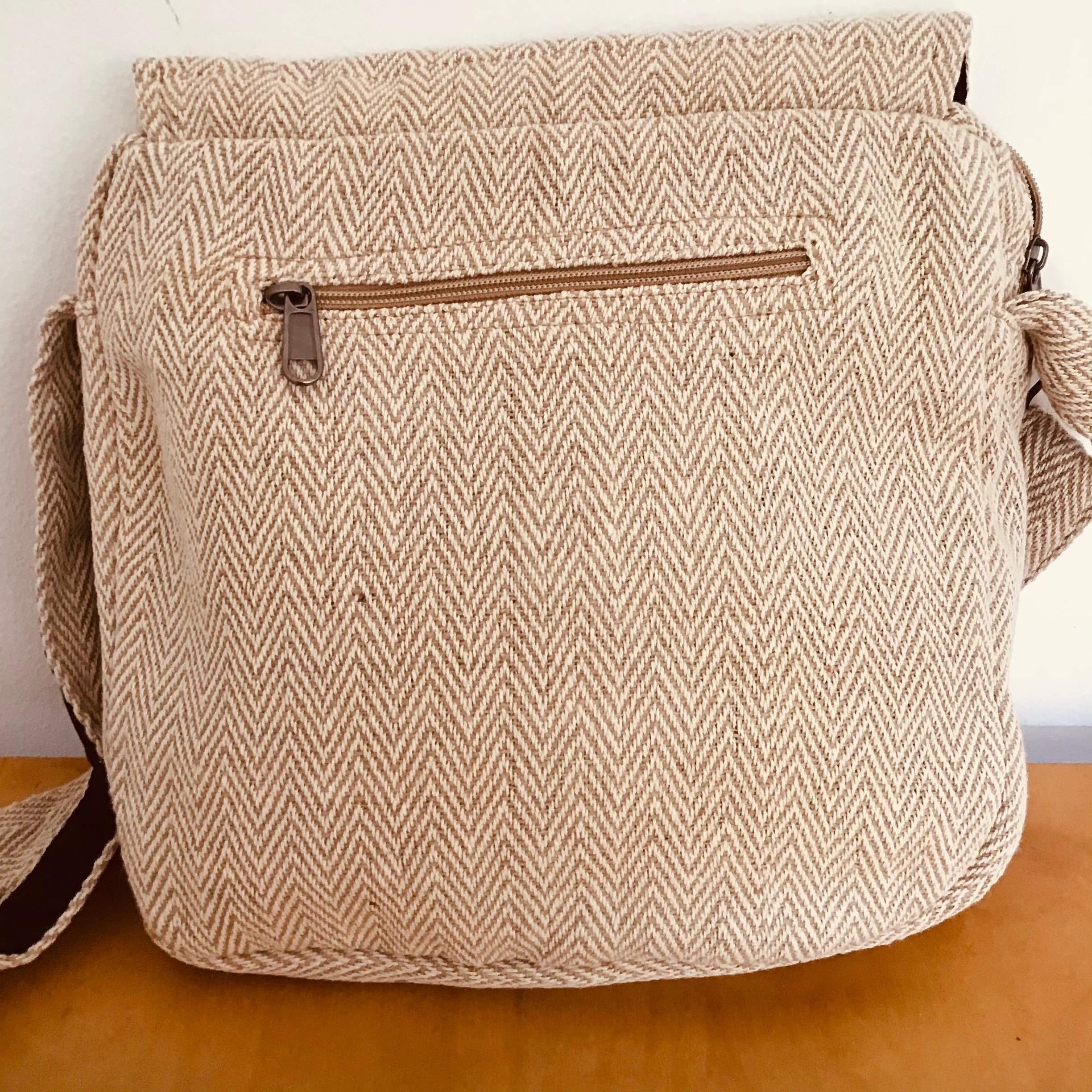 Hemp & Cotton Messenger Bag Eco Friendly Ethnic Laptop | Etsy