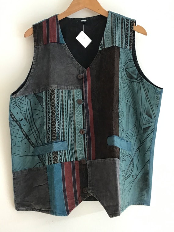 Gilet coloré pour homme 100 % coton biologique de - Etsy France