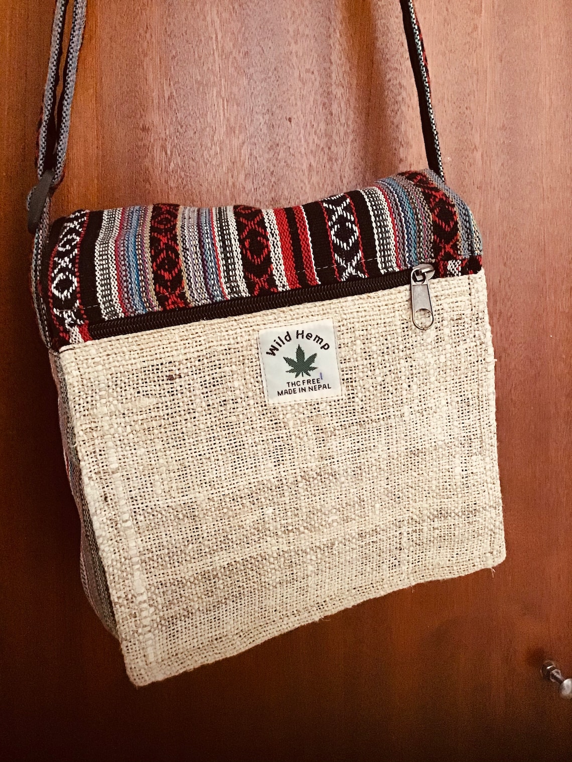 Hemp & Cotton Messenger Bag Eco Friendly Ethnic Ipad Etsy