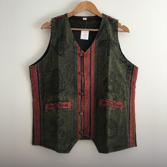 Cotton waistcoat mens cheap