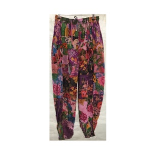 Big Sizes  Light weight -12to 18- Patchwork , Harem PANTS, Boho, Hippie, FESTIVAL, Colorful Funky , Himalayan Handmade, Fair Trade