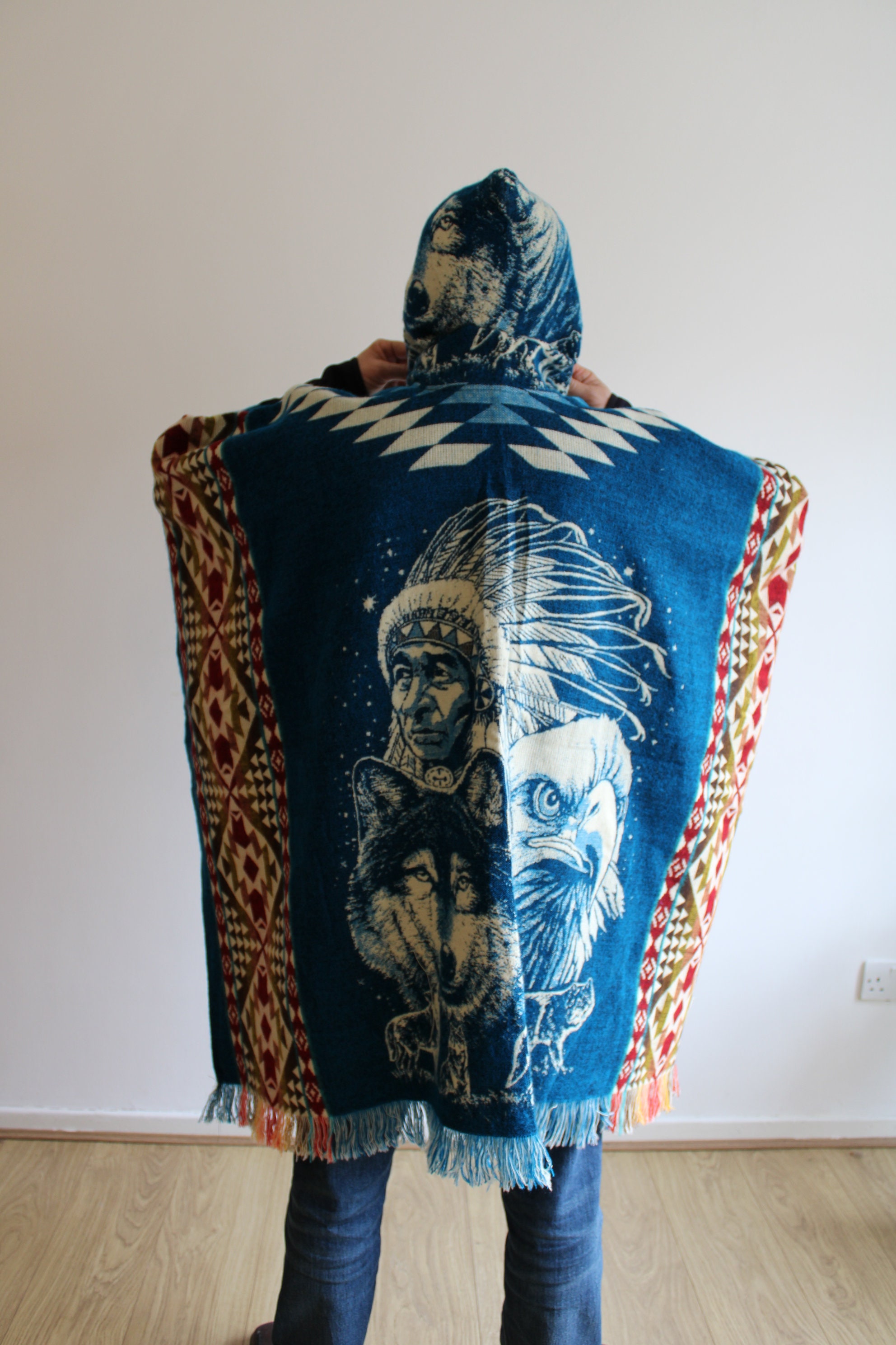 Original, South American ,handmade, PONCHO, Cape, Jacket Original, South American ,handmade, PONCHO, Cape, Jacket