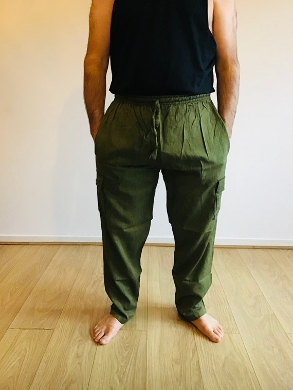  Deals Under 5 Dollars Mens Casual Pants Drawstring Elastic  Waist Sports Sweatpants Cotton Solid Loose Trousers Classic-Fit Long Pant  Linen Pants Men Army Green S : Clothing, Shoes & Jewelry