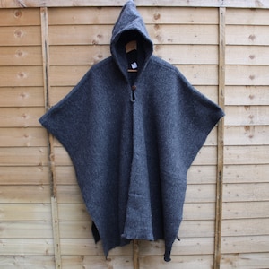 Compra virblatt - Poncho da uomo, 100% cotone