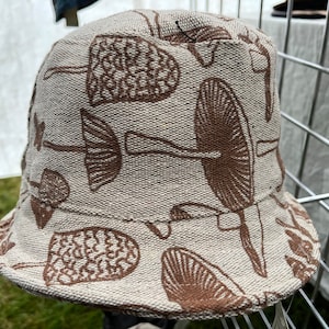 Unisex paddestoel Hennep Katoen -Wire Rim- Festival- Zomer-Hippie Hoed- Handgemaakt in Nepal