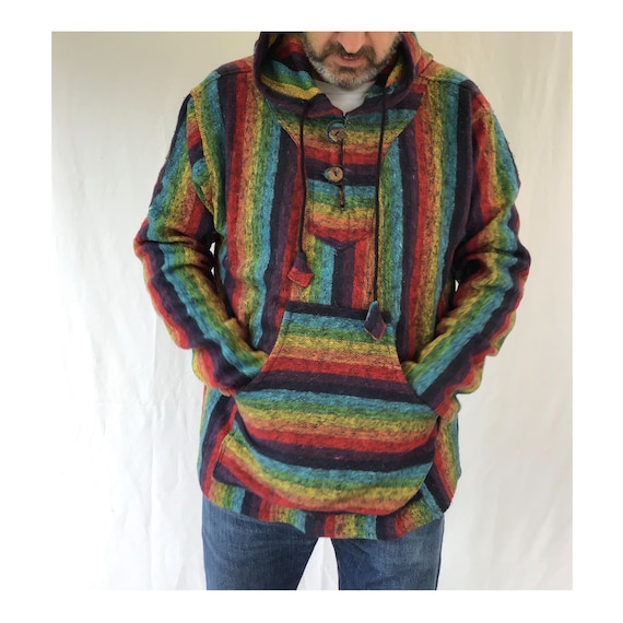 Algodón a mano Gheri Gringo Boho Sudadera - Etsy México