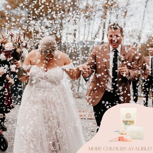 Hot Pink & Black Biodegradable Heart Confetti – Wedding Throwing Confetti (Wild)