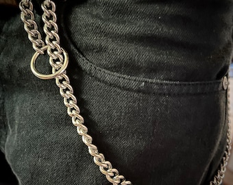 Silver Wallet Trouser Chain | stainless steel