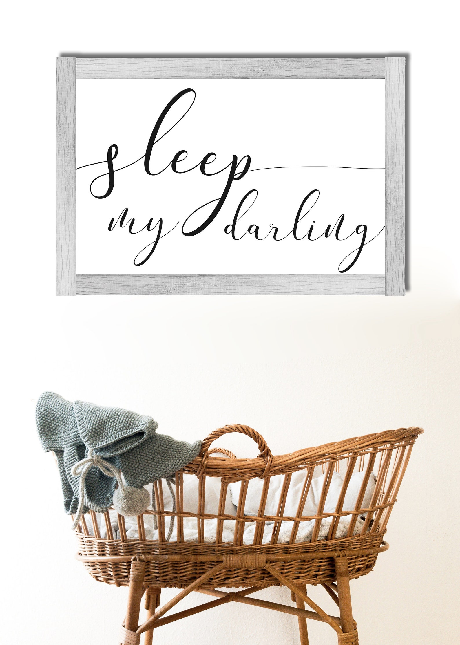 Sleep My Darling Wall Art Printable Wall Decor Poster Print Etsy