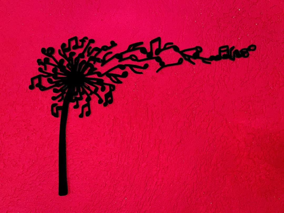 Pusteblume Mit Noten Wanddekoration Aus Holz Verschiedene Farben Und pusteblume-mit-noten-wanddekoration-aus-holz-verschiedene-farben-und