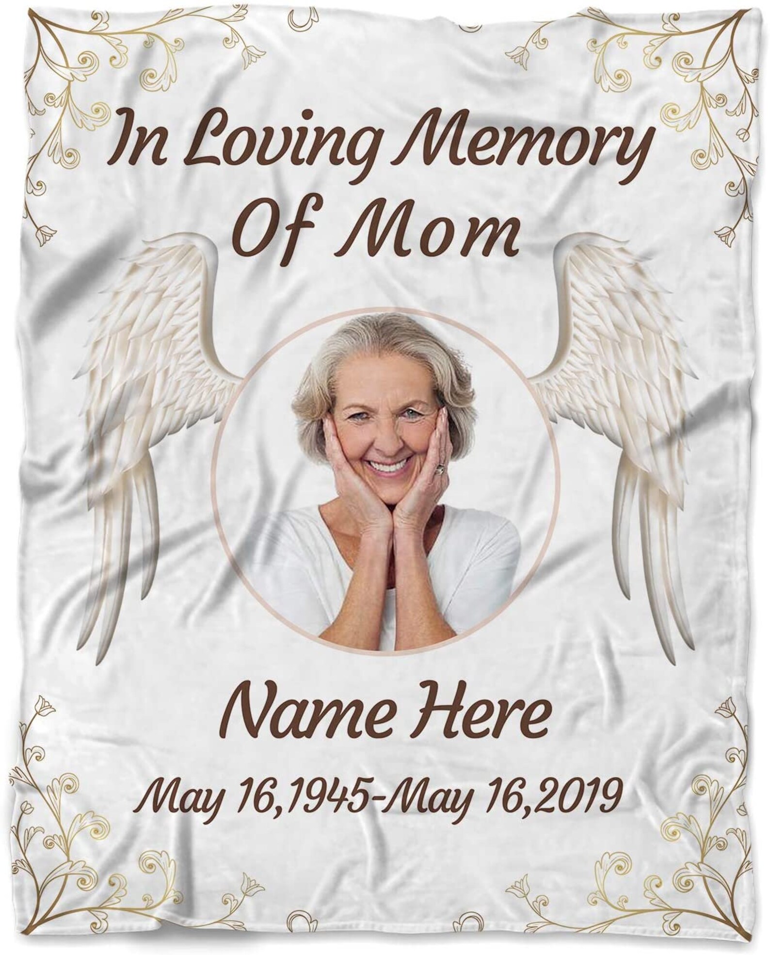 Remembrance Custom In Loving Memory Of Mom Fleece Blanket / Etsy