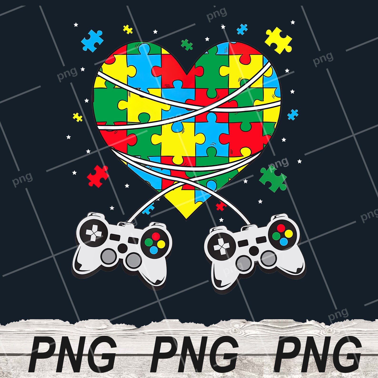 Boys Autism Game PNG File / Digital Download / Autism | Etsy