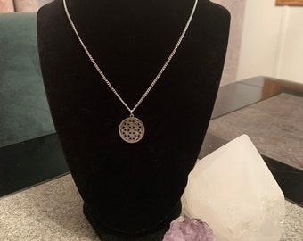 Flower of Life Necklace: Hypoallergenic Stainless Steel Charm