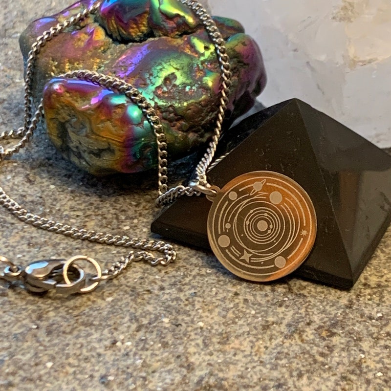 Solar System Necklace - Etsy