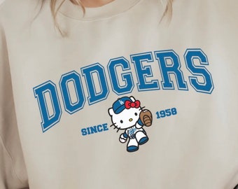 Kitty inspiriert Baseball Pullover