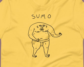 Sumo | Japanese Wrestler T Shirt Unisex Graphic Tee | Funny Japan Gift Shirt