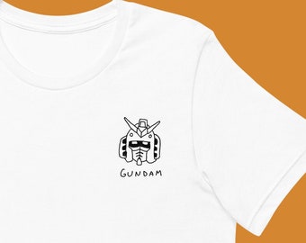 Gundam | Mobile Suit Japanese Robot T Shirt Unisex Graphic Tee | Japanese Gundam Wing Shirt