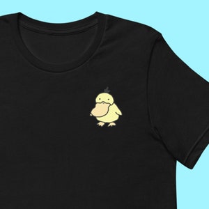 Confused Duck Psyduck Hand Drawn Unisex T Shirt