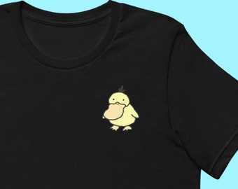 Confused Duck Psyduck Hand Drawn Unisex T Shirt