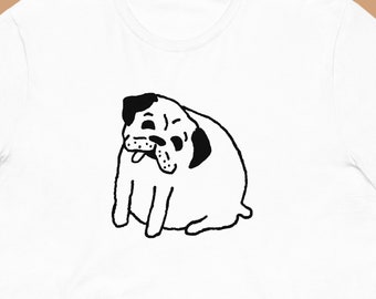 Puggy Pug Dog | Street Wear T Shirt | Graphic Tee Unisex Apparel Crewneck