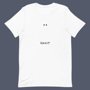 Ghost | Spooky Scary Halloween Ghost Street Wear T Shirt | Graphic Tee Unisex Apparel Crewneck