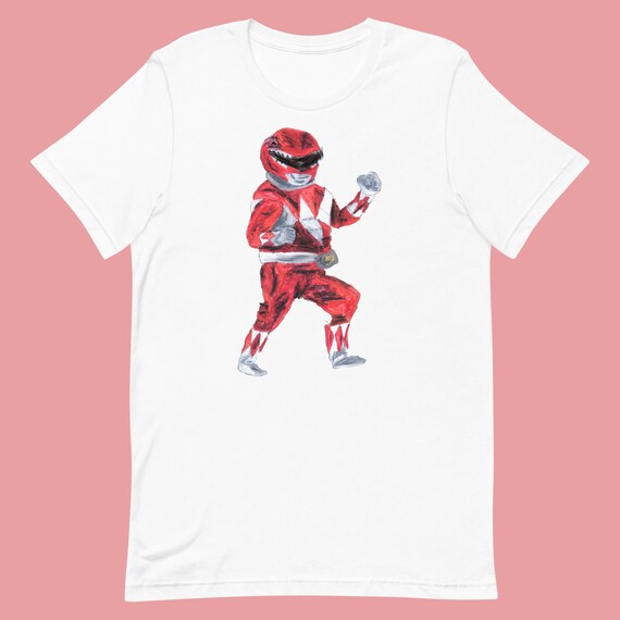 Red Ranger Power Rangers T Shirt Unisex Etsy