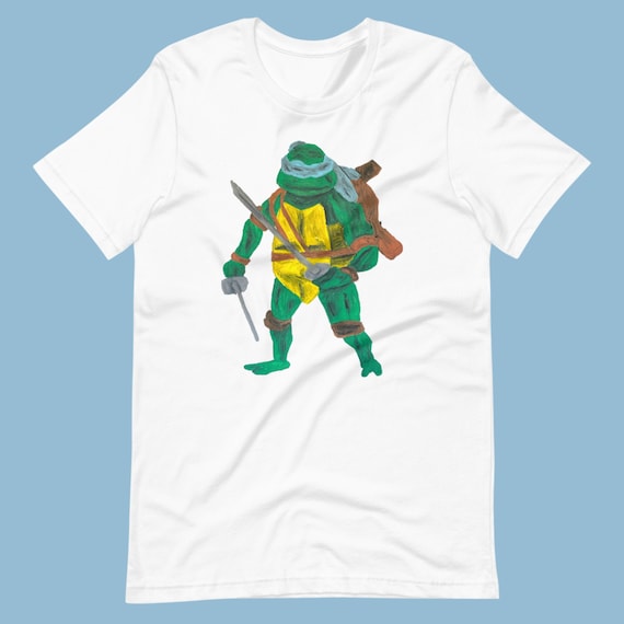 Tales Of The Teenage Mutant Ninja Turtles Poster Brick Wall Adult T Shirt, Athletic Heather, 3X Large