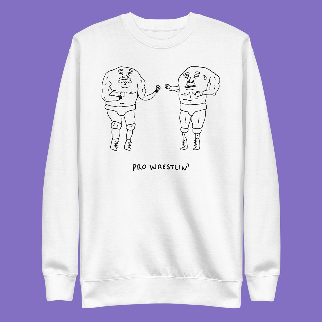 Pro Wrestlin' | Wrestling Wrestler Street Wear Sweat Shirt Long Sleeve ...