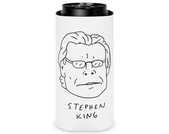 Stephen King | Horror Can Cooler Koozie Cozie | Regular & Skinny Cans | Beer Seltzer