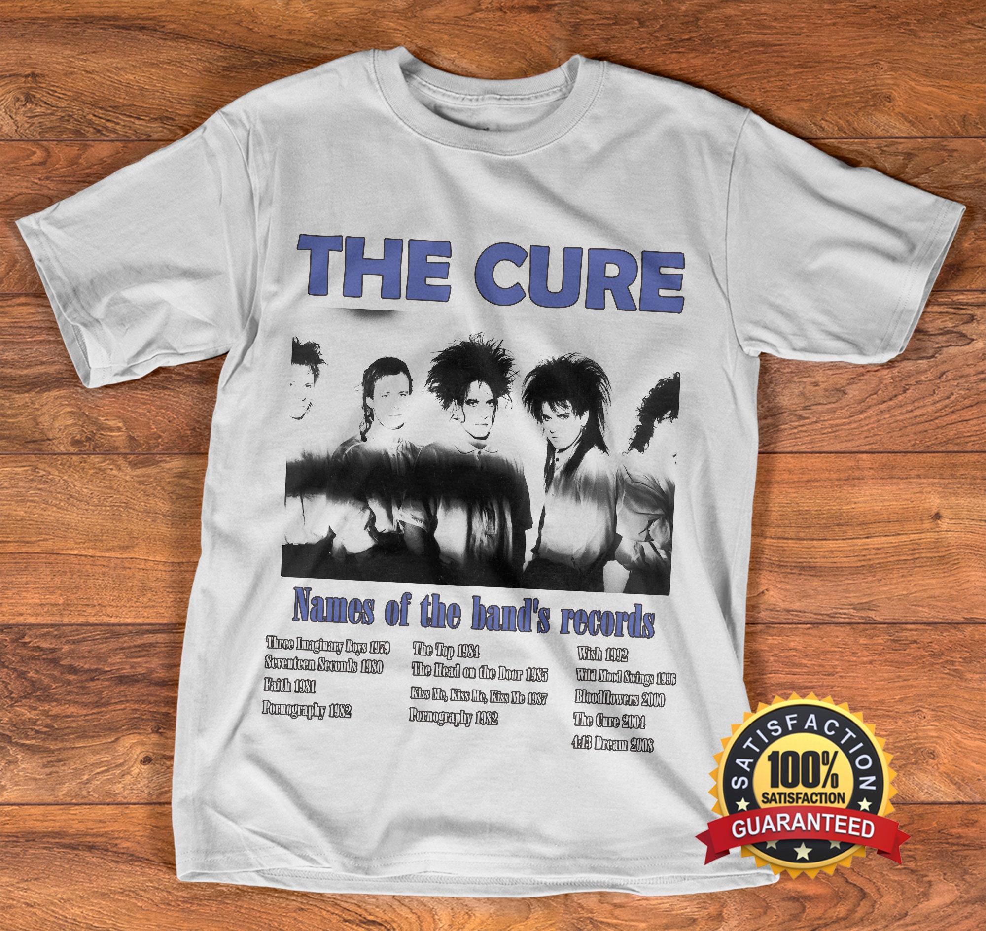 Vintage The Cure Band Shirt The Cure Tour TeeThe Cure Merch Etsy
