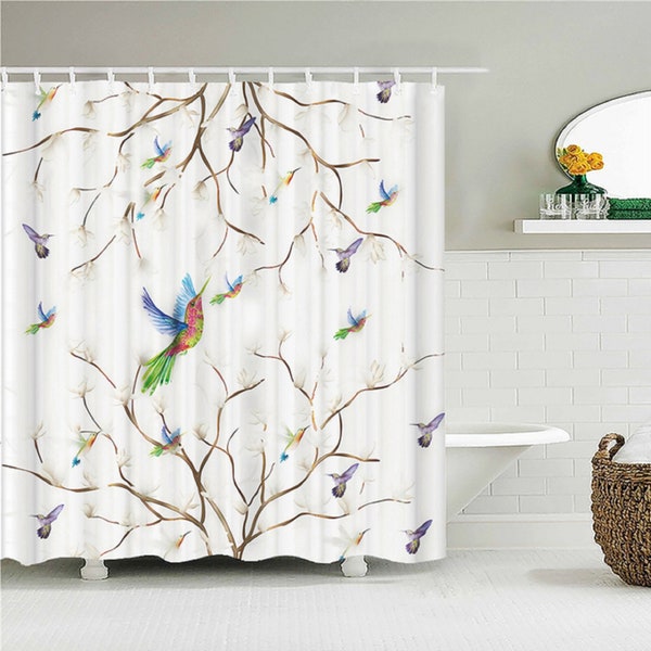 Bird Shower Curtains Etsy