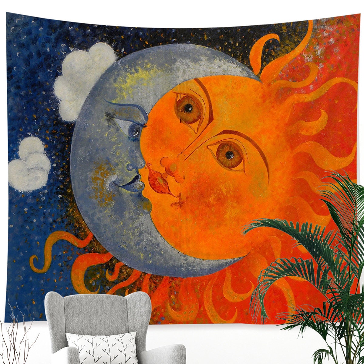 Mur De Soleil Et Lune
