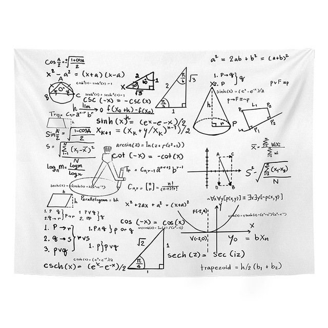 Maththemed Tapestry Interesting Wall Hanging for Home Decor Etsy