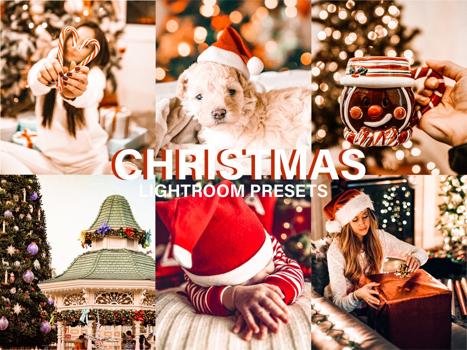 10 Christmas Lightroom Presets Mobile and Desktop Christmas | Etsy