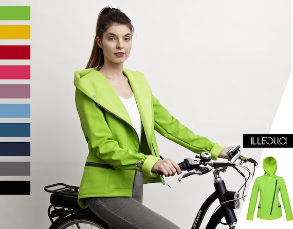 Giacca Impermeabile Per Ciclismo Uomo/Donna - Riflettente, Antivento, Traspirante, Con Cappuccio E Tasche - Foto 12